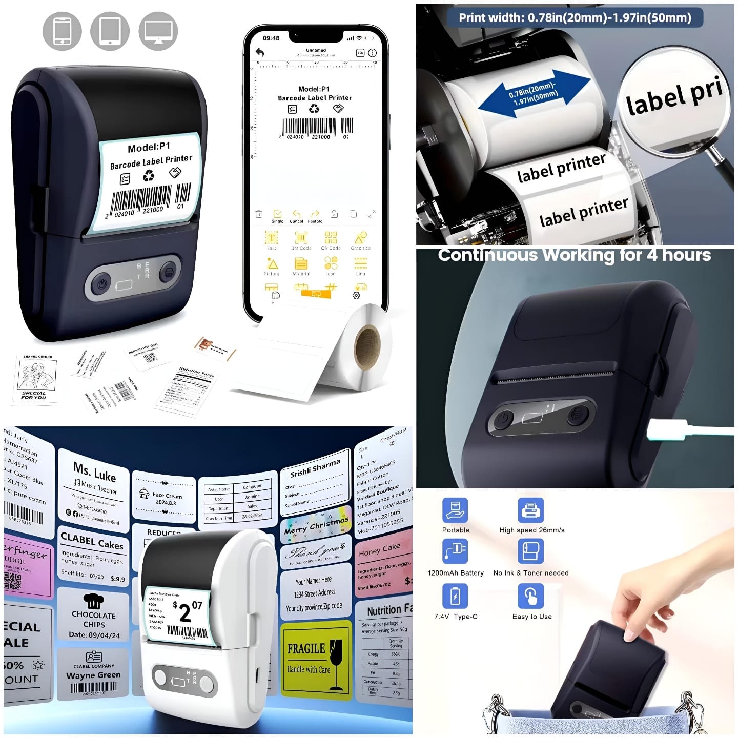 Wireless Thermal Printer