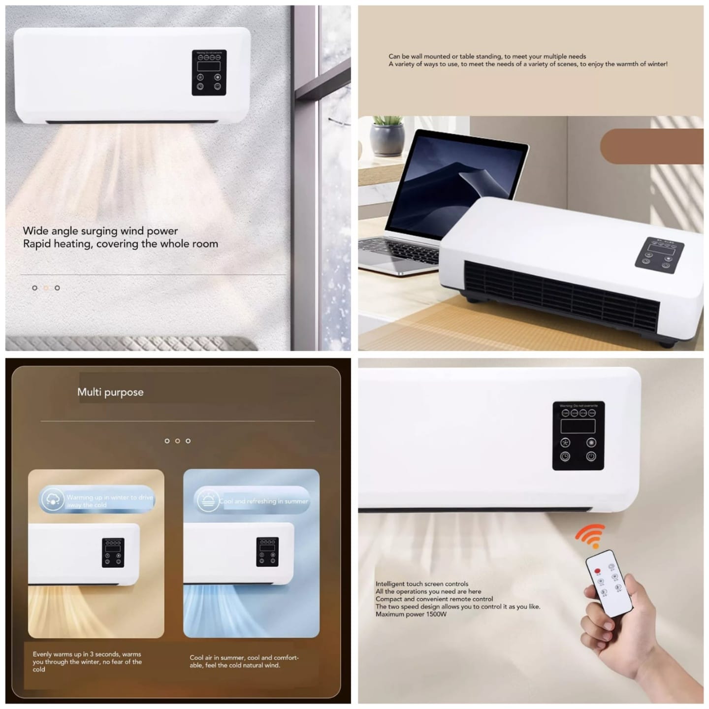 Electric Wall Heater And Cooler