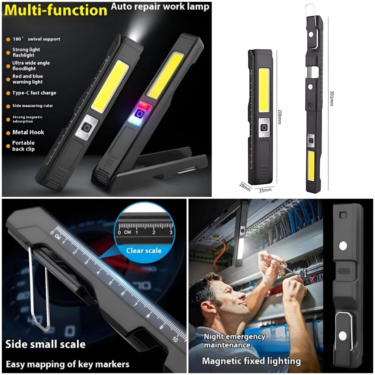 Magnetic Adjustable Work Light