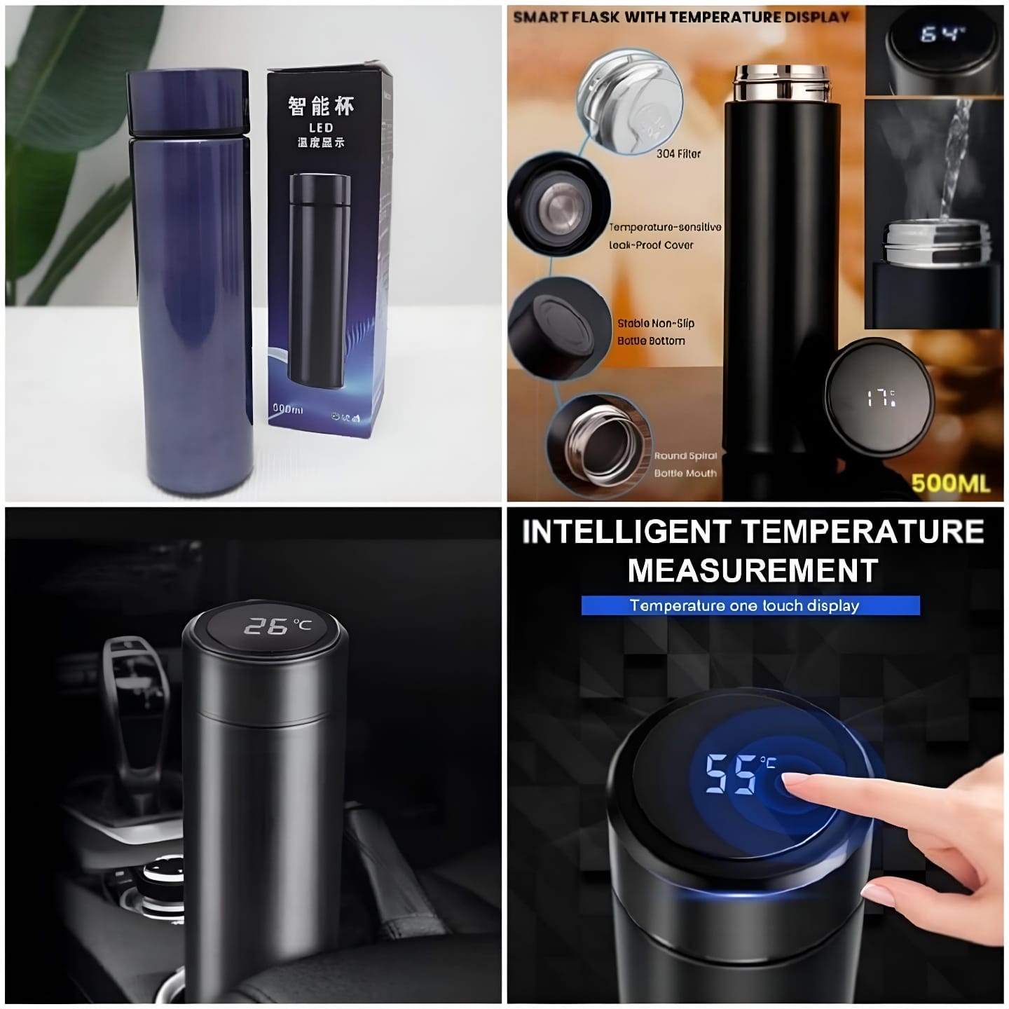 Smart LED Vacuum Flask