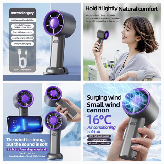 Fan And Phone Holder