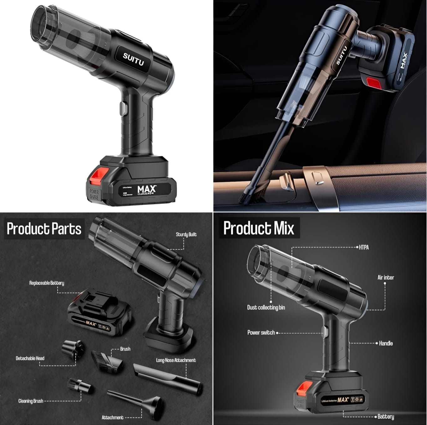 Rechargeable Vacuum Blower