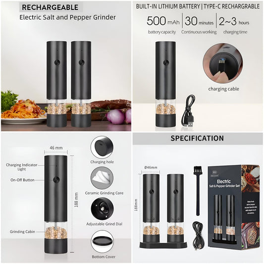 Salt & Pepper Grinder Set