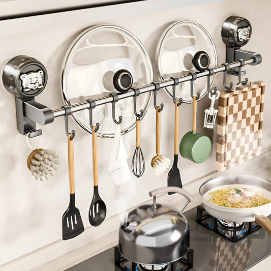 Suction Cup Utensil Rail