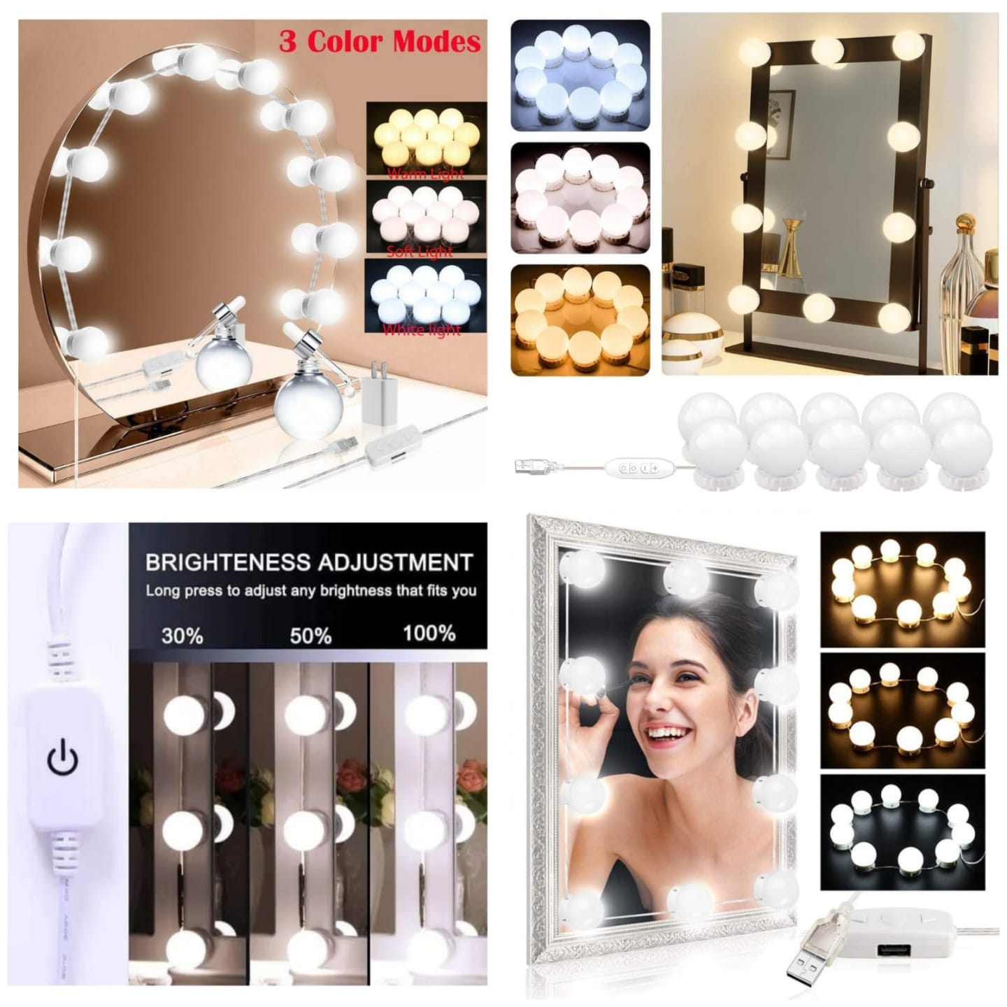 Vanity Mirror String Lights