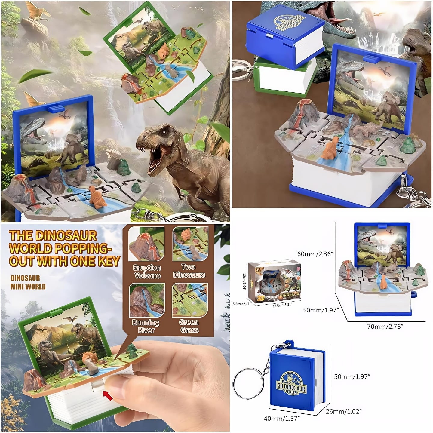 3D Dinosaur Mini World